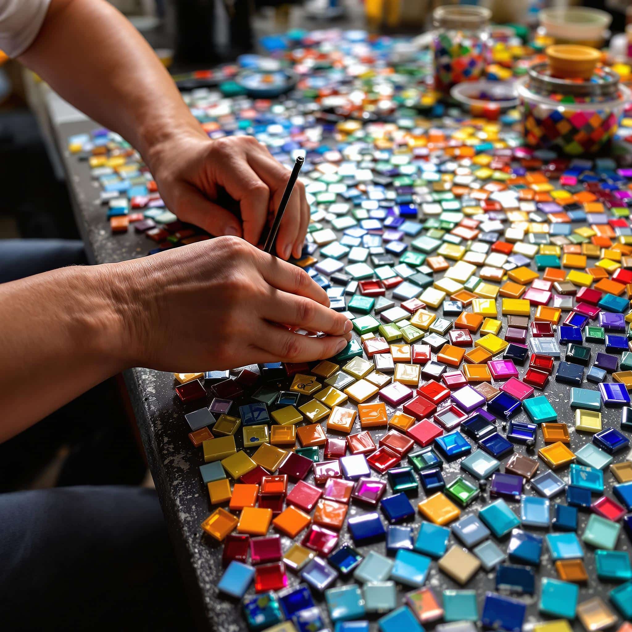 Murale mosaïque de Waterloo